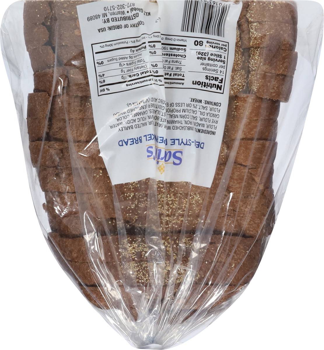 slide 9 of 14, Sabrina Bread Pumpernickl, 16 oz