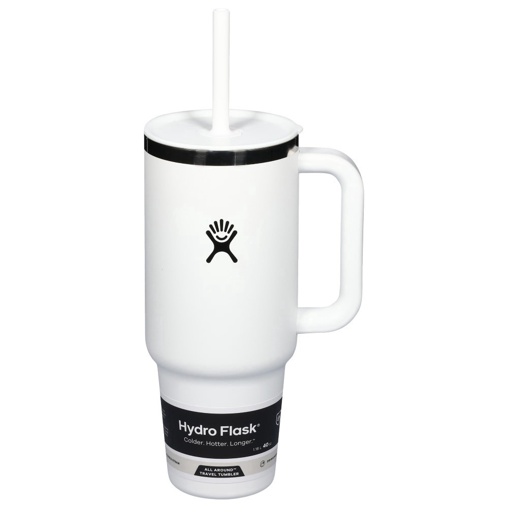 slide 1 of 6, Hydro Flask® All Around™ Travel Tumbler - White, 40 oz