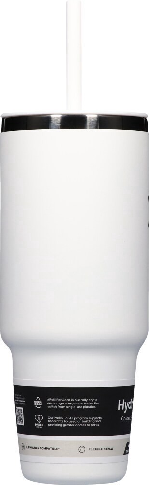slide 3 of 6, Hydro Flask® All Around™ Travel Tumbler - White, 40 oz