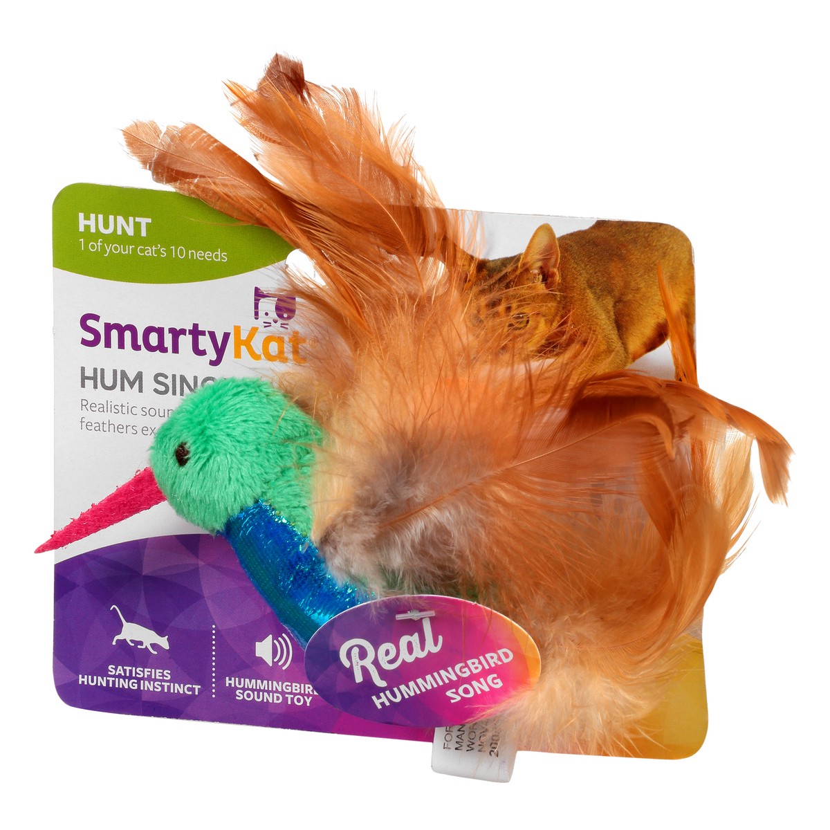 slide 8 of 9, SmartyKat Hum Singer Pet Toy, 1 ct