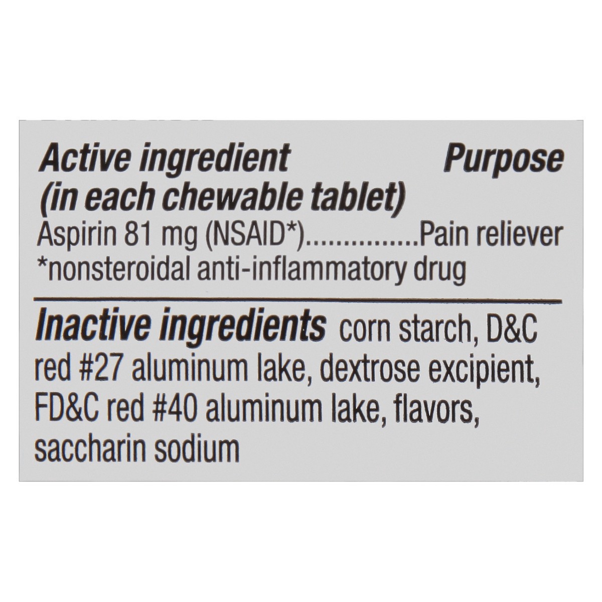 slide 9 of 15, Topcare Aspirin Chew Cherry, 36 ct