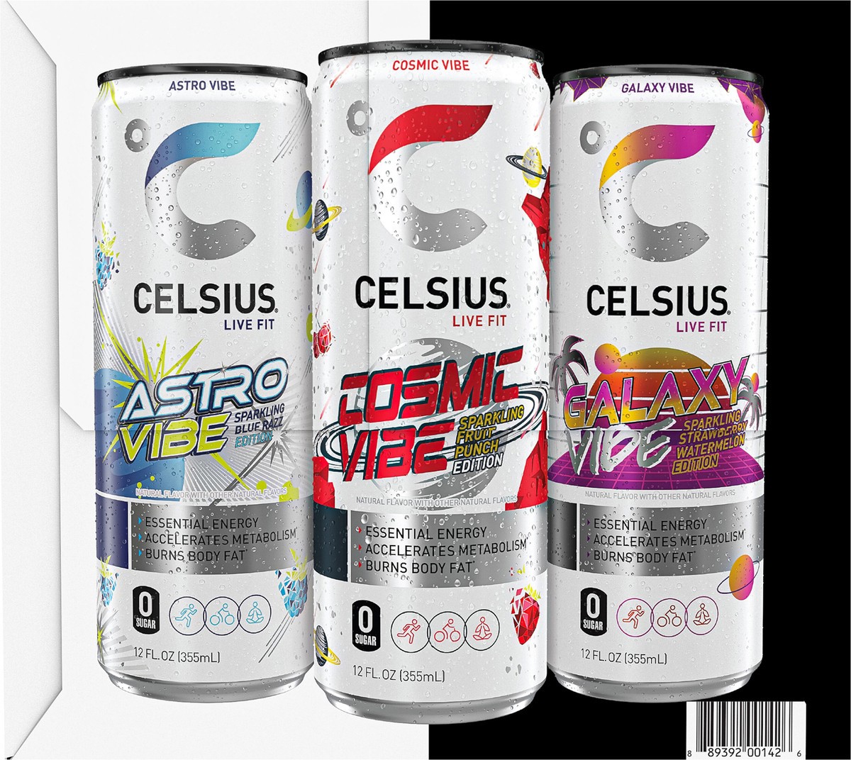 slide 5 of 13, CELSIUS Live Fit Sparkling Energy Drink Variety - 12 ct, 12 ct