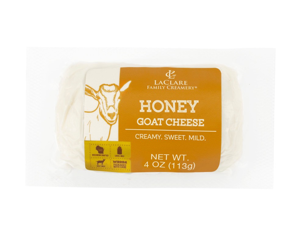 LaClare Farms Laclare Family Creamery Honey Goat Cheese 4 oz Shipt
