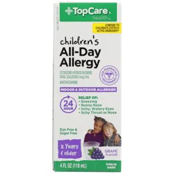 TopCare Children's All-Day Allergy Grape Flavor