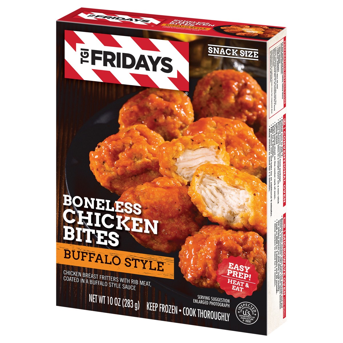 slide 2 of 9, TGI Fridays Frozen Appetizers Buffalo Style Boneless Chicken Bites, 10 oz. Box, 10 oz