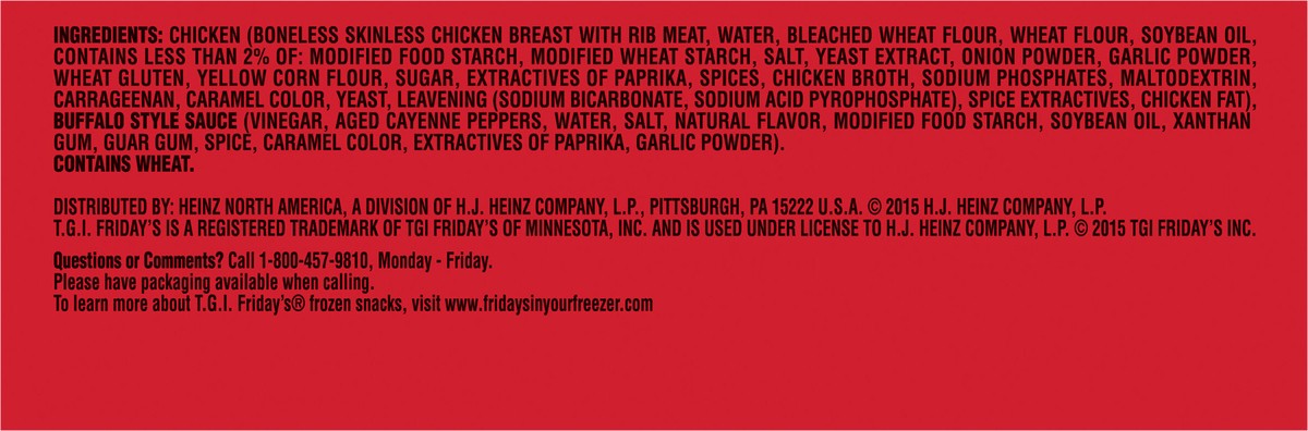 slide 6 of 9, TGI Fridays Frozen Appetizers Buffalo Style Boneless Chicken Bites, 10 oz. Box, 10 oz