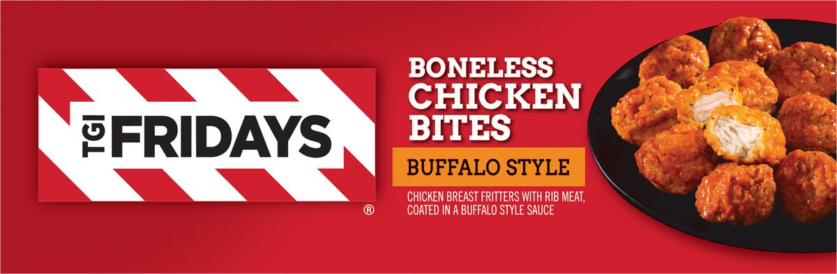 slide 9 of 9, TGI Fridays Frozen Appetizers Buffalo Style Boneless Chicken Bites, 10 oz. Box, 10 oz