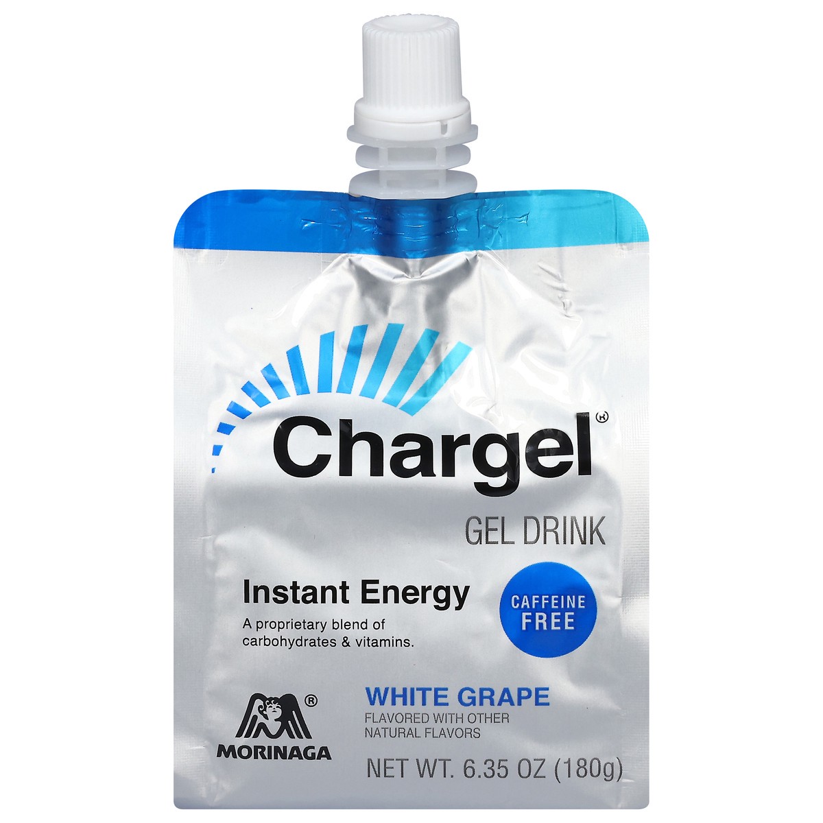 slide 11 of 13, Morinaga Chargel Caffeine Free Instant Energy White Grape Gel Drink 6.35 oz, 6.35 oz