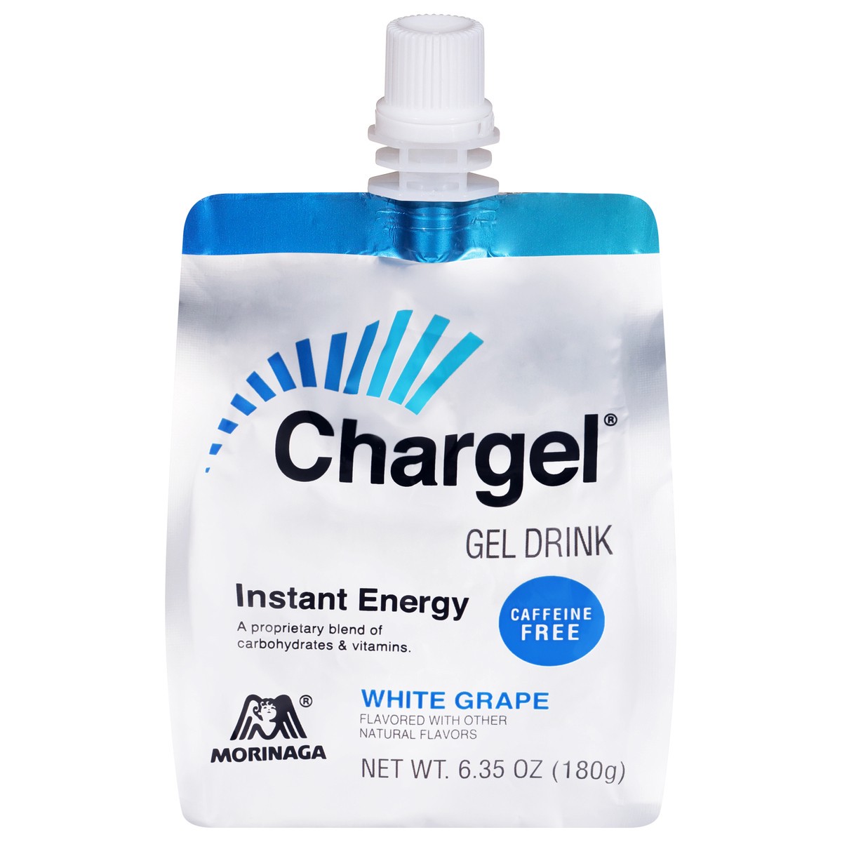 slide 1 of 13, Morinaga Chargel Caffeine Free Instant Energy White Grape Gel Drink 6.35 oz, 6.35 oz