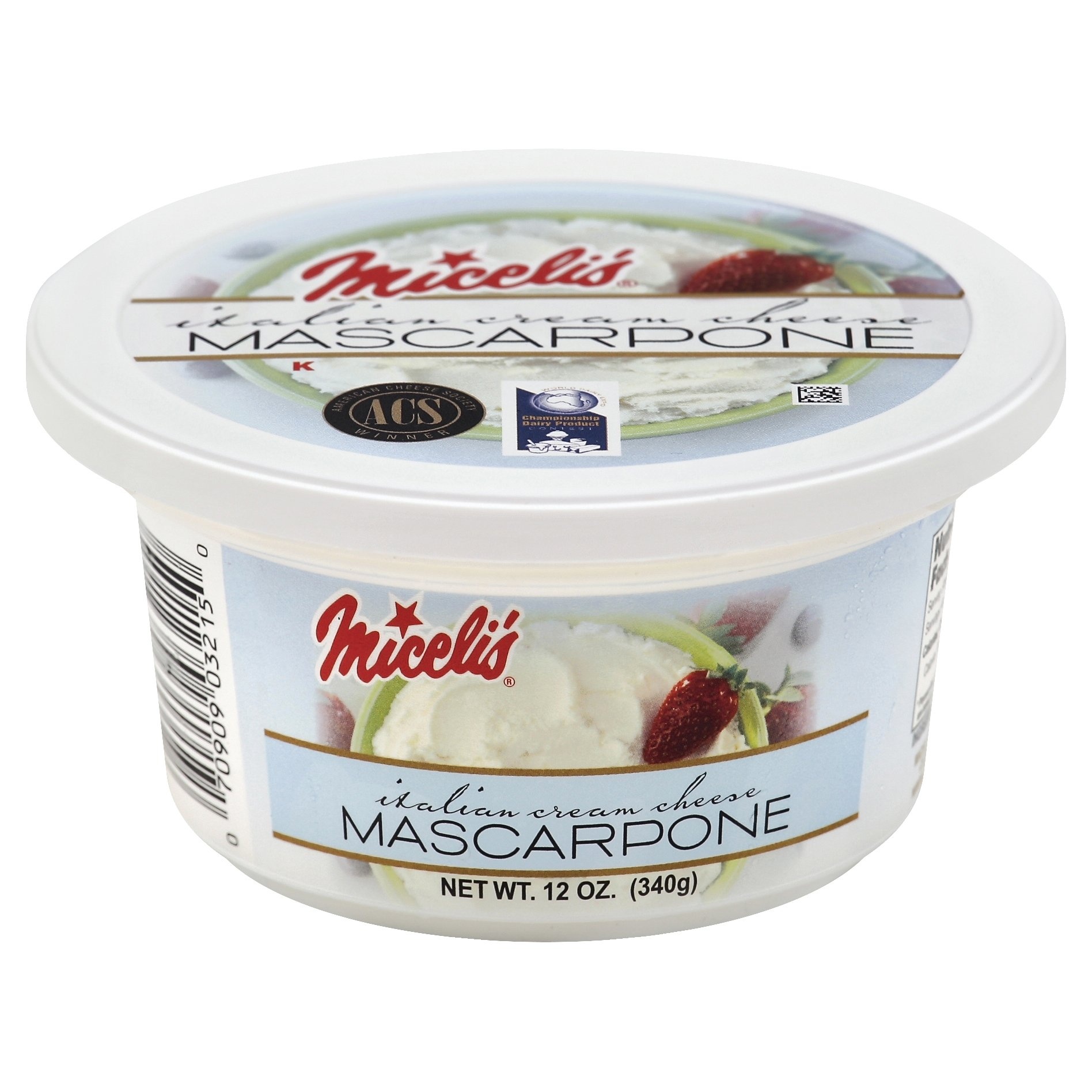 slide 1 of 1, Miceli's Mascarpone Italian Cream Cheese, 12 oz