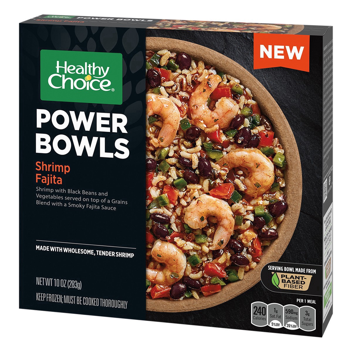 slide 5 of 14, Healthy Choice Power Bowls, Shrimp Fajita, Frozen Meal, 10 oz. Bowl, 10 oz