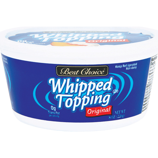 slide 1 of 1, Best Choice Frozen Whipped Topping, 8 oz