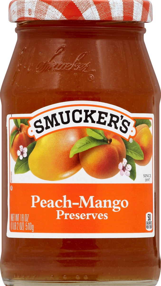 slide 5 of 6, Smucker's Peach-Mango Preserves, 1 ct