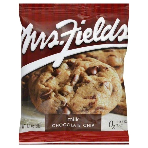 slide 1 of 1, Mrs. Field's Milk Chocolate Chip Cookie, 2.1 oz