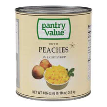 Pantry Value Diced Peaches