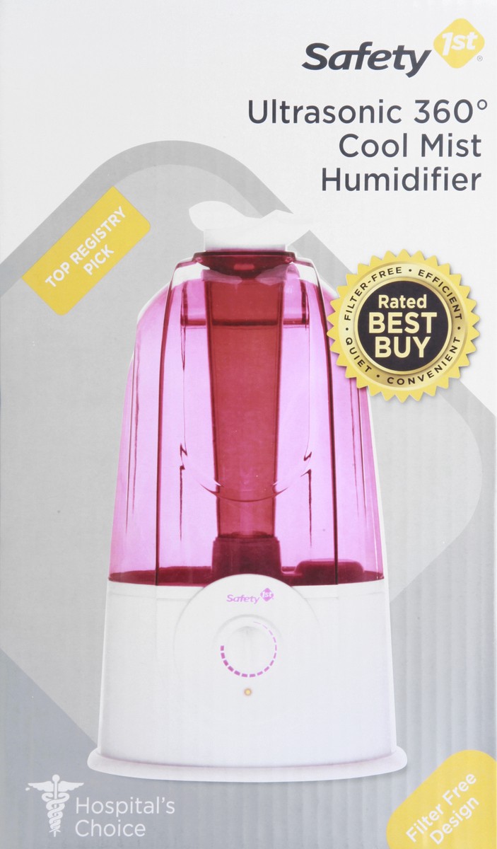 slide 4 of 11, Safety 1st Ultrasonic 360 Degrees Cool Mist Humidifier 1 ea, 1 ct
