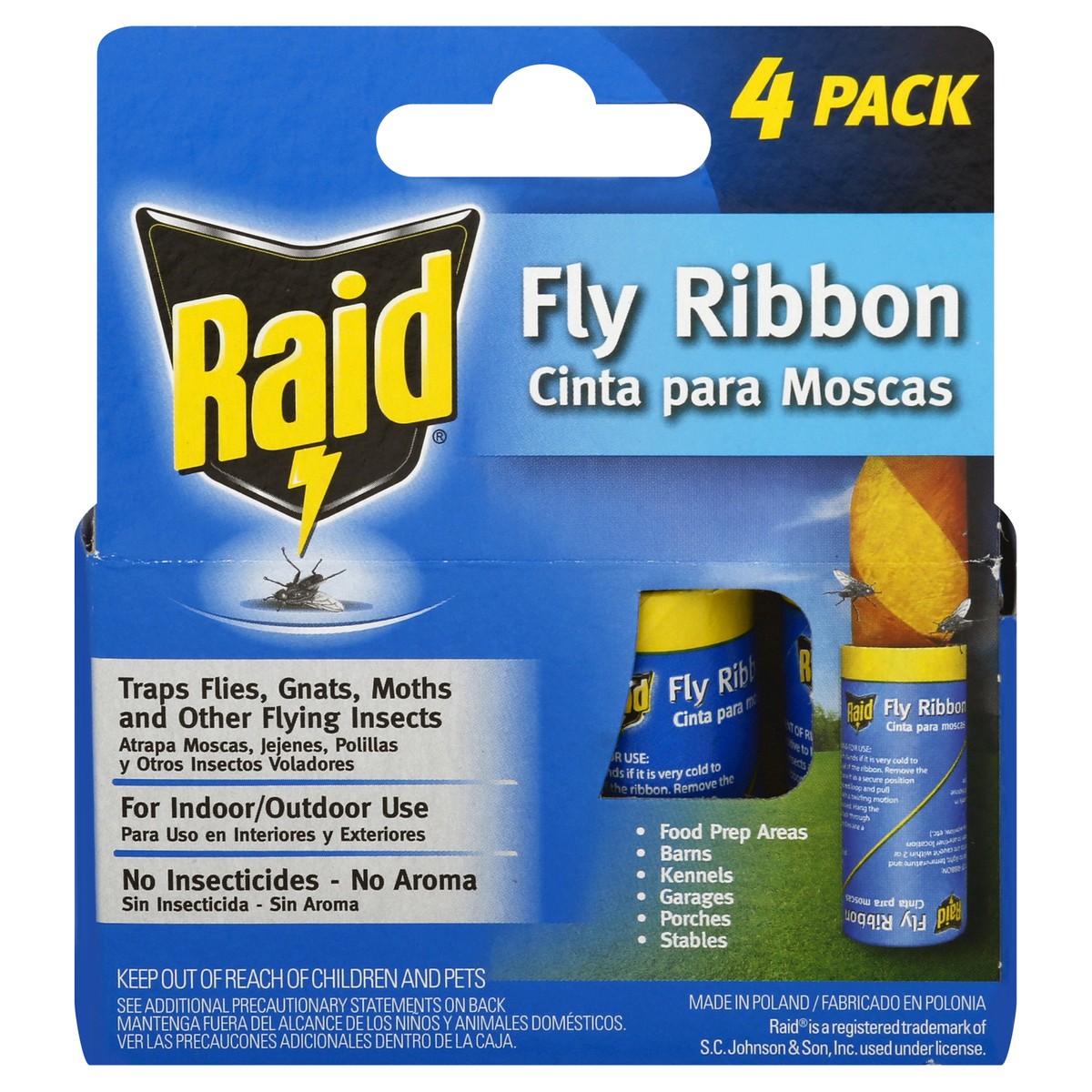 slide 6 of 11, Raid Fly Ribbon, 4 ct