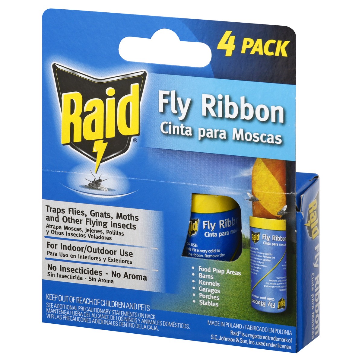 slide 8 of 11, Raid Fly Ribbon, 4 ct