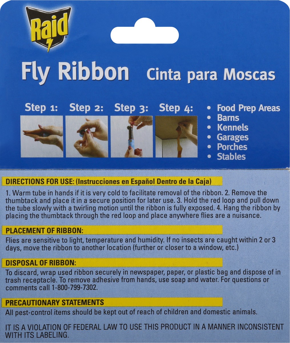 slide 9 of 11, Raid Fly Ribbon, 4 ct