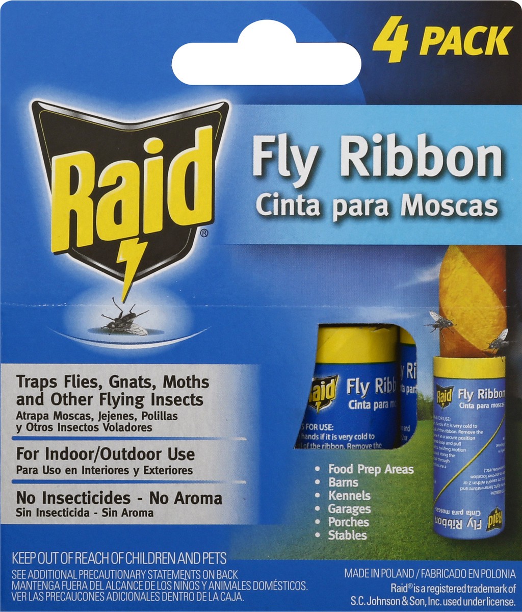 slide 1 of 11, Raid Fly Ribbon, 4 ct