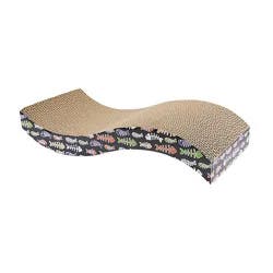 Whisker City Thrills & Chills® Bones Wavy Scratcher Corrugate Cat Toy