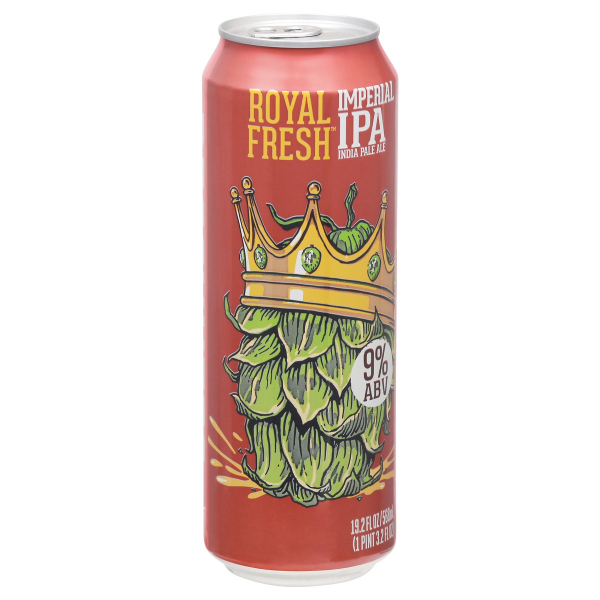 slide 4 of 9, Royal Fresh Imperial IPA Beer 19.2 fl oz Can, 19.2 fl oz