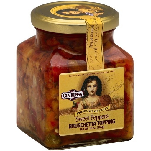 slide 1 of 1, Gia Russa Bruschetta Topping Sweet Peppers, 11 oz