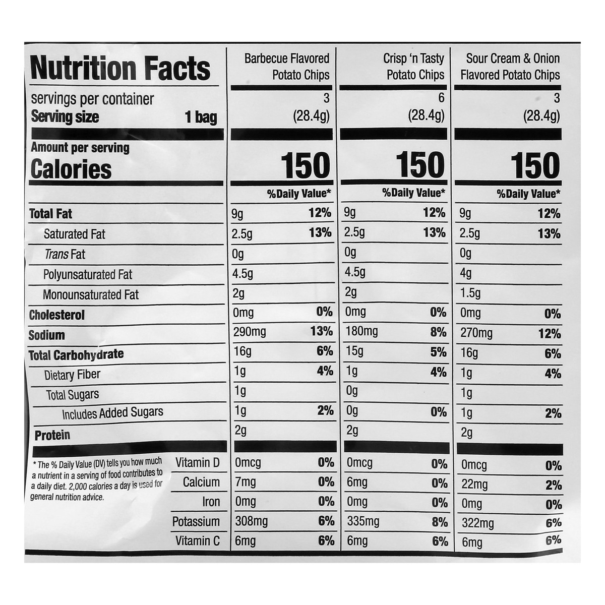 slide 12 of 13, Herr's Multi Pack 12 Single Serve Bags Potato Chips 12 ea, 12 oz