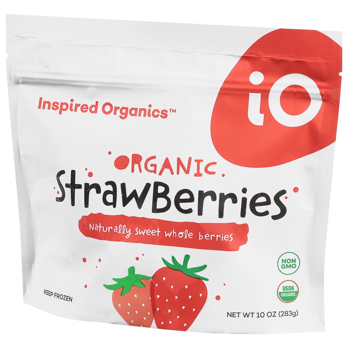 slide 9 of 9, Inspired Organics Organic Strawberries 10 oz, 10 oz