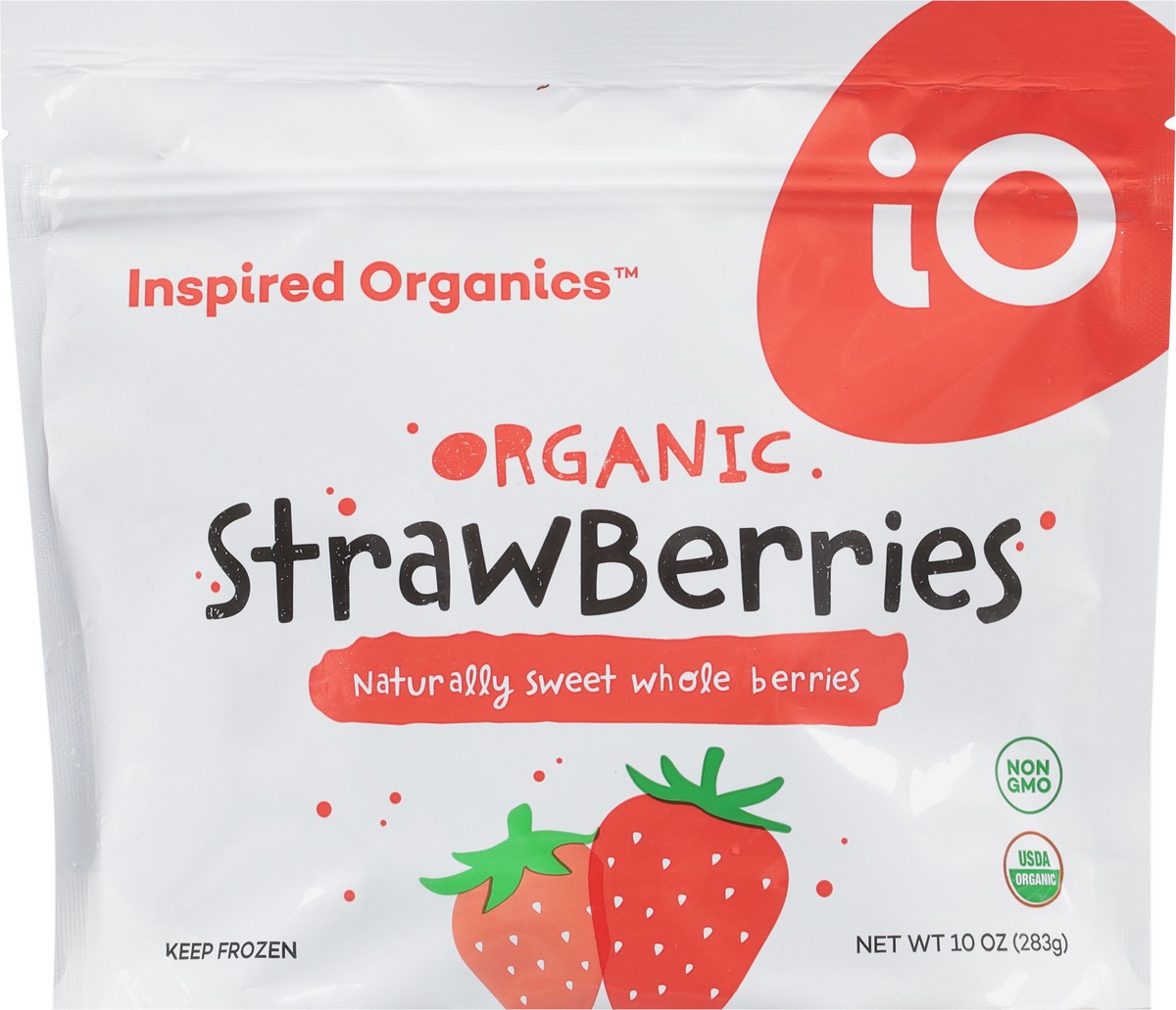 slide 2 of 9, Inspired Organics Organic Strawberries 10 oz, 10 oz