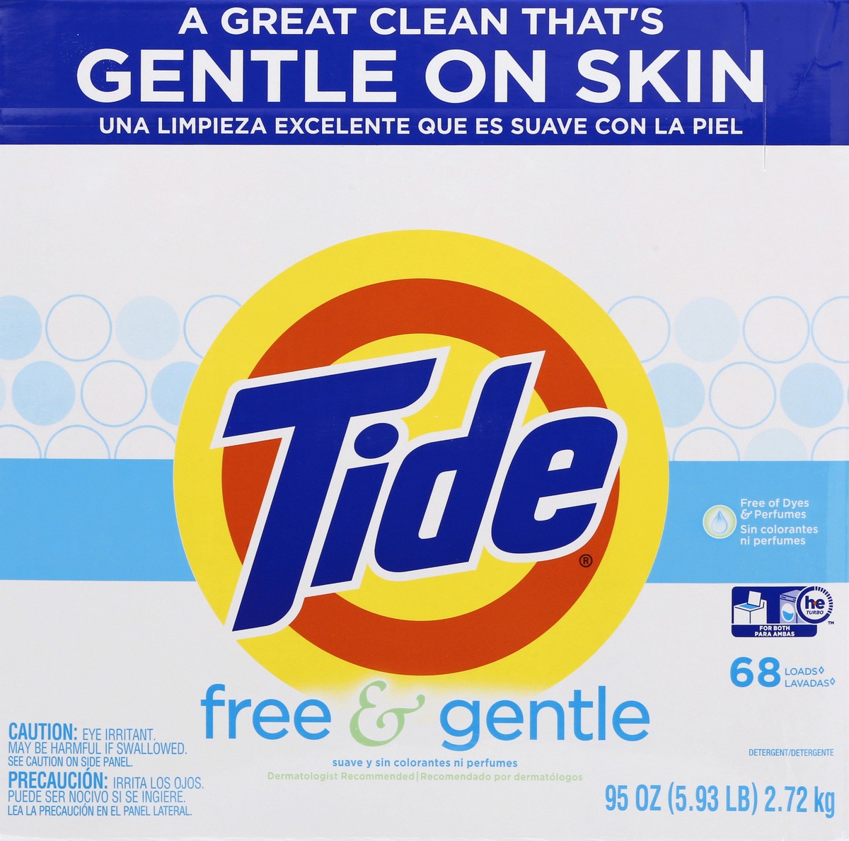 slide 5 of 12, Tide Powdered Detergent Ult Free, 95 oz