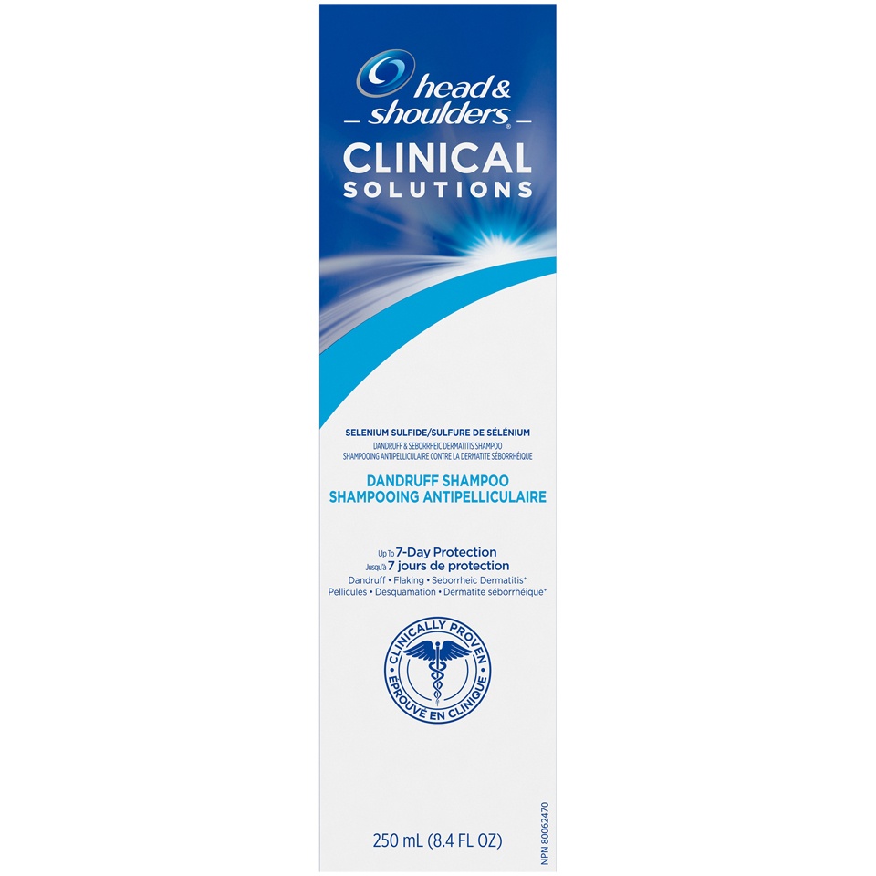 slide 1 of 1, Head & Shoulders Clinical Solutions Dandruff Shampoo, 8.4 oz