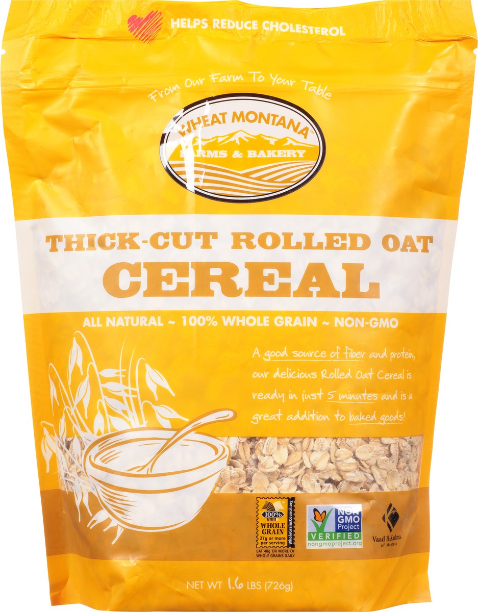 slide 8 of 9, Wheat Montana Rolled Oat Thick-Cut Cereal 1.6 lb, 1.6 lb