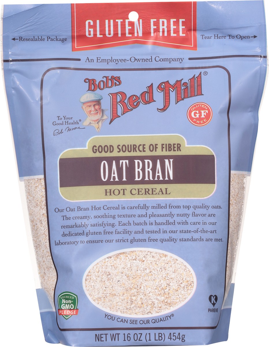 slide 5 of 9, Bob's Red Mill Oat Bran Gluten Free, 16 oz