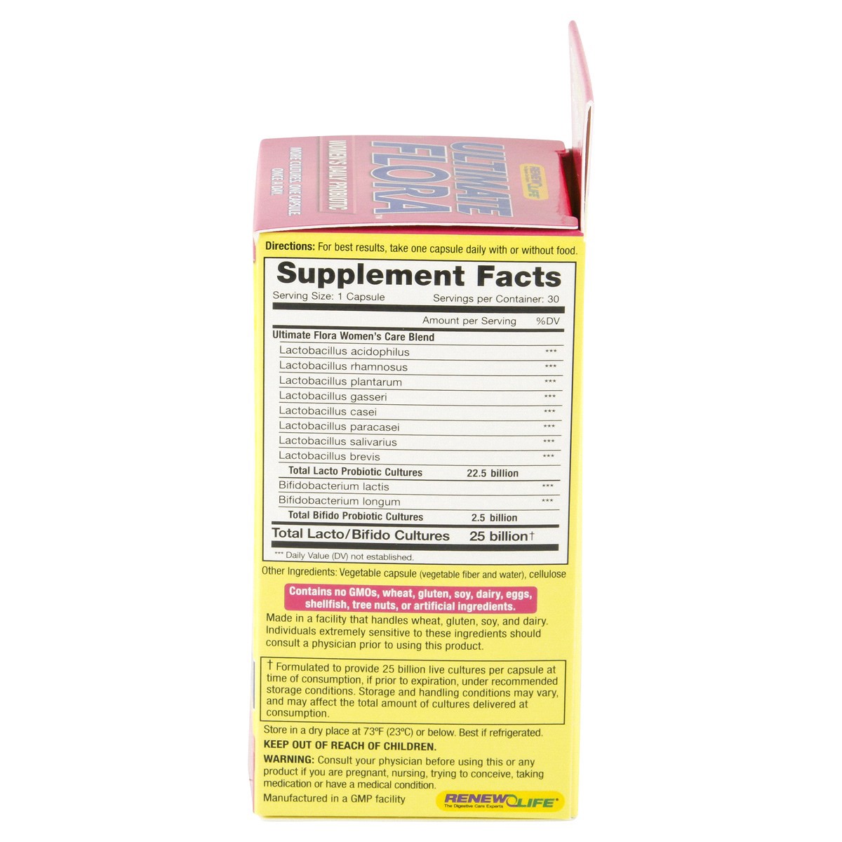 slide 6 of 9, Ultimate Flora Women's Daily Probiotic, 30 ct