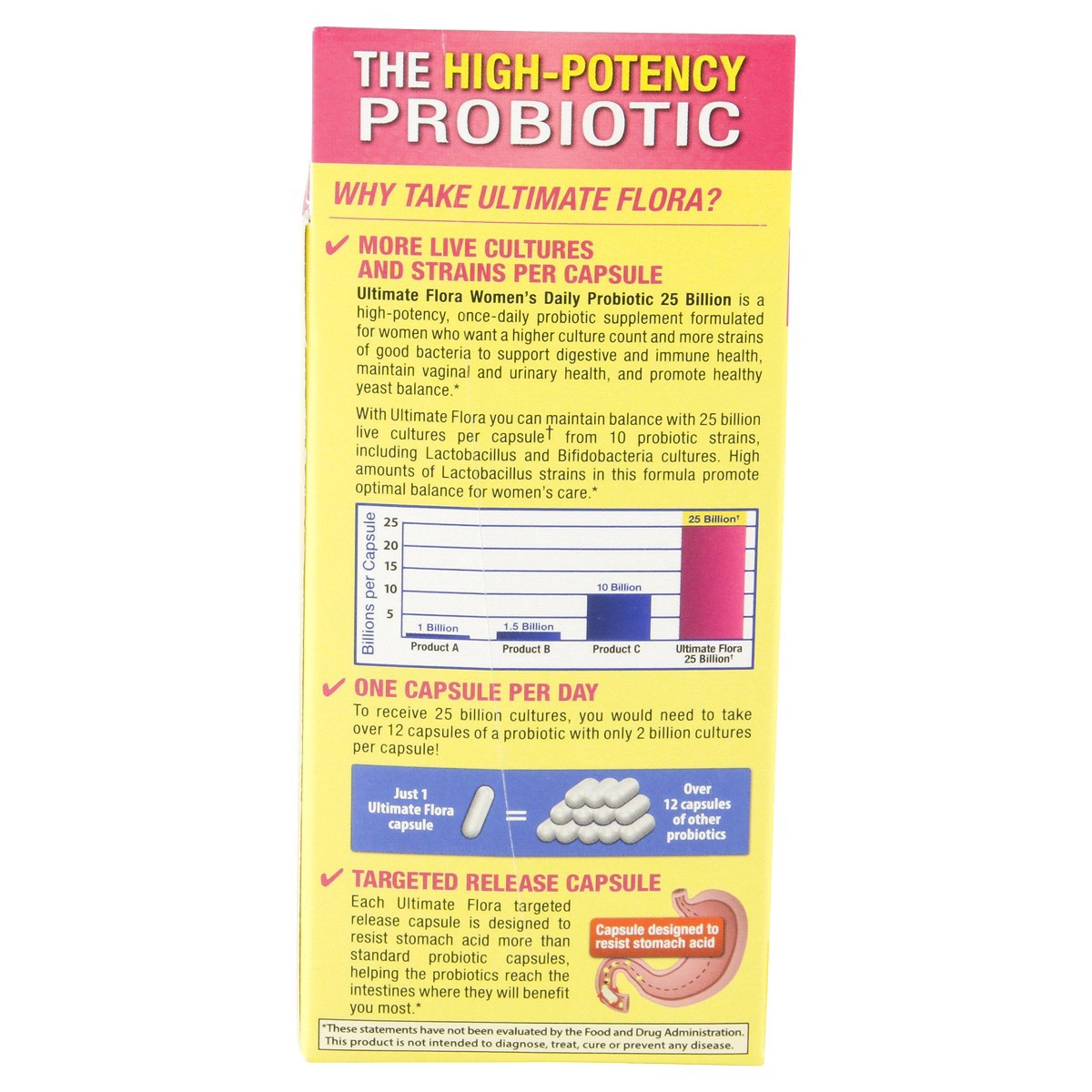 slide 3 of 9, Ultimate Flora Women's Daily Probiotic, 30 ct