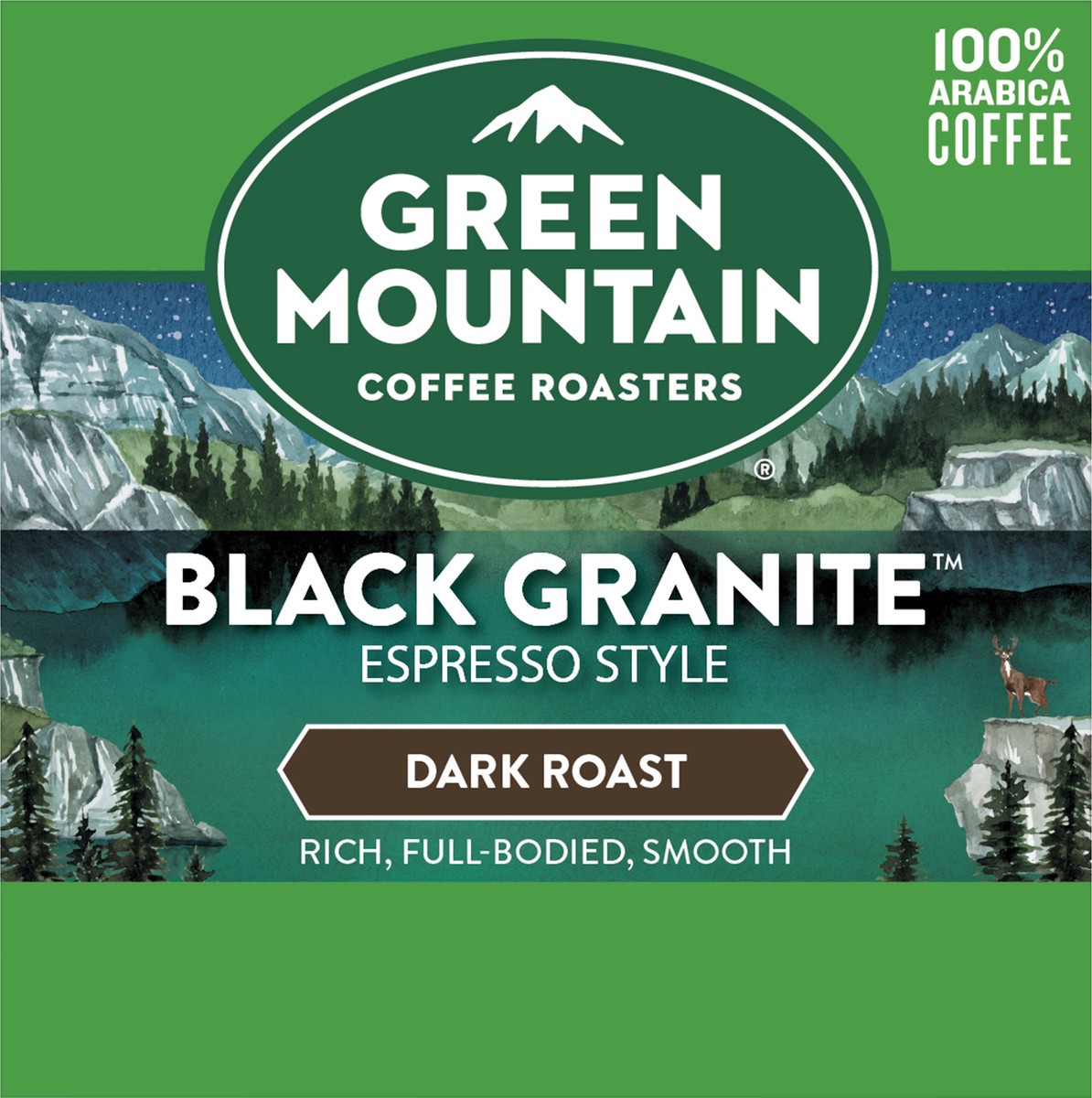 slide 6 of 11, Green Mountain Coffee Roasters Black Granite, Keurig Single Serve K-Cup Pods, Espresso Style Dark Roast- 10 ct, 10 ct