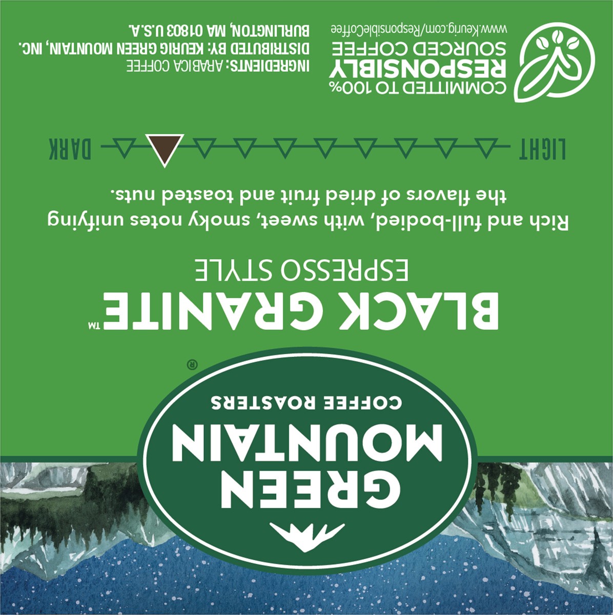 slide 8 of 11, Green Mountain Coffee Roasters Black Granite, Keurig Single Serve K-Cup Pods, Espresso Style Dark Roast- 10 ct, 10 ct