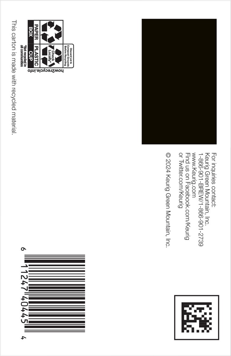 slide 5 of 11, Green Mountain Coffee Roasters Black Granite, Keurig Single Serve K-Cup Pods, Espresso Style Dark Roast- 10 ct, 10 ct
