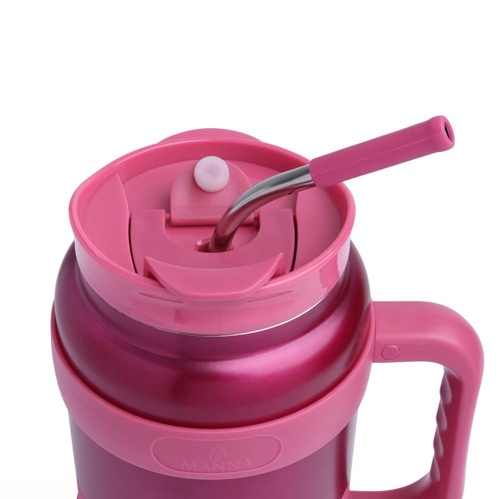 slide 4 of 4, Manna Sawyer Bottle - Pink, 50 oz