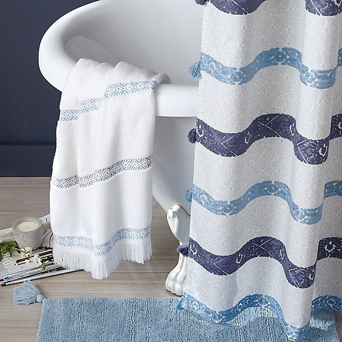 slide 3 of 8, Bedeck Kuro Hand Towel - Indigo, 1 ct