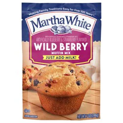 Martha White Wildberry Muffin Mix - 7 oz Bag