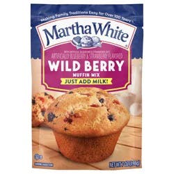Martha White Wildberry Muffin Mix - 7 oz Bag