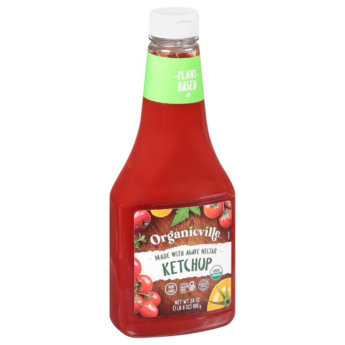 slide 10 of 12, Organicville Ketchup 24 oz, 24 oz