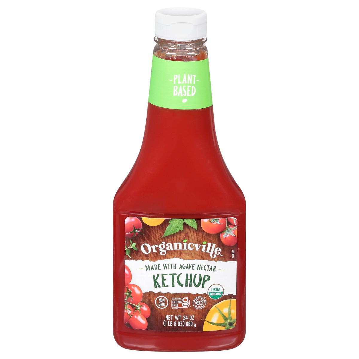 slide 3 of 12, Organicville Ketchup 24 oz, 24 oz