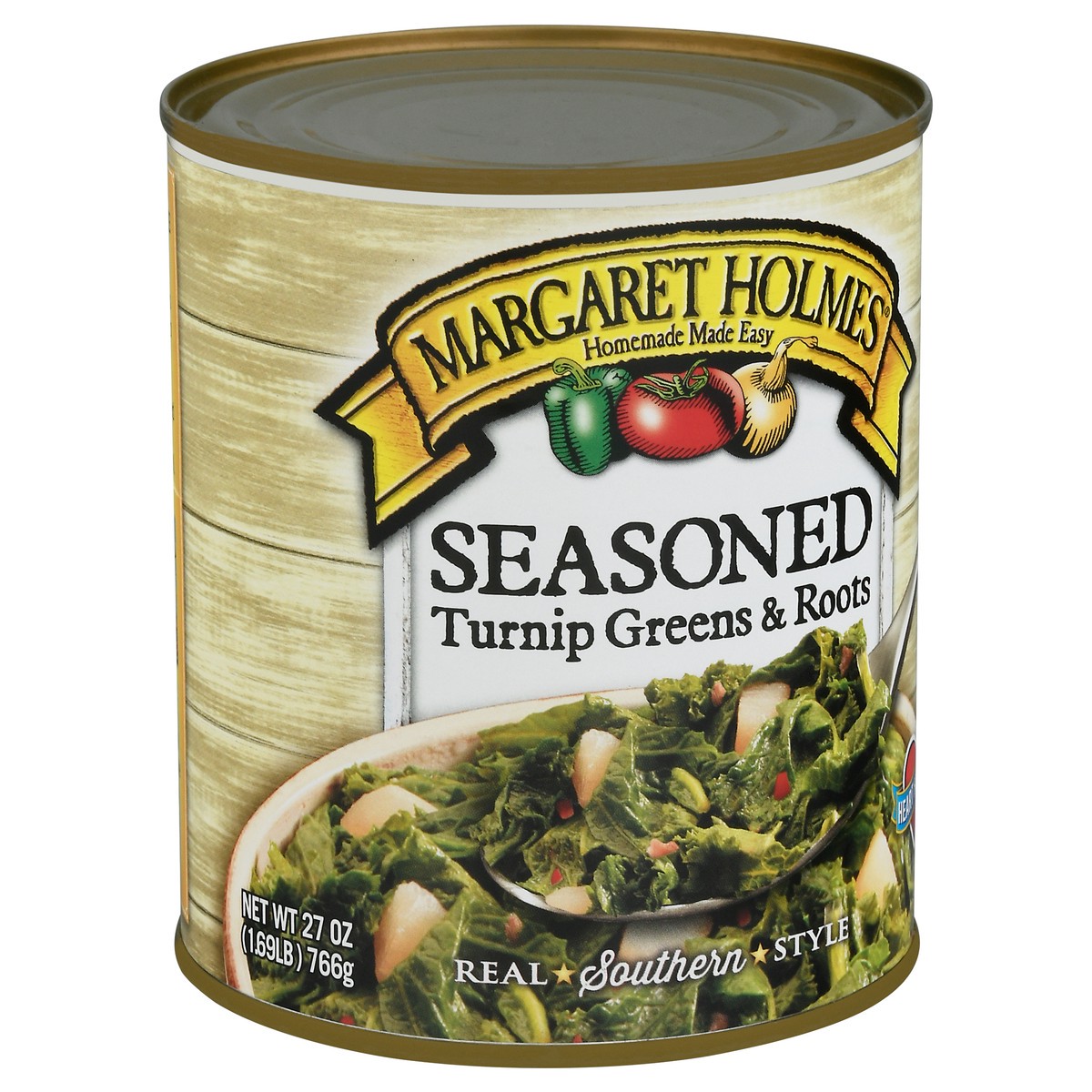 slide 11 of 14, Margaret Holmes Seasoned Turnip Greens & Roots 27 oz, 27 oz