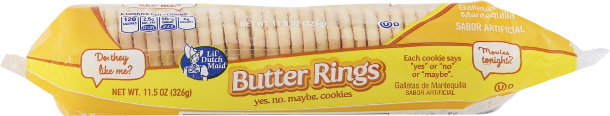 slide 5 of 13, Lil' Dutch Maid Lil Dutch Maid Butter Ring Cookies, 11.5 oz