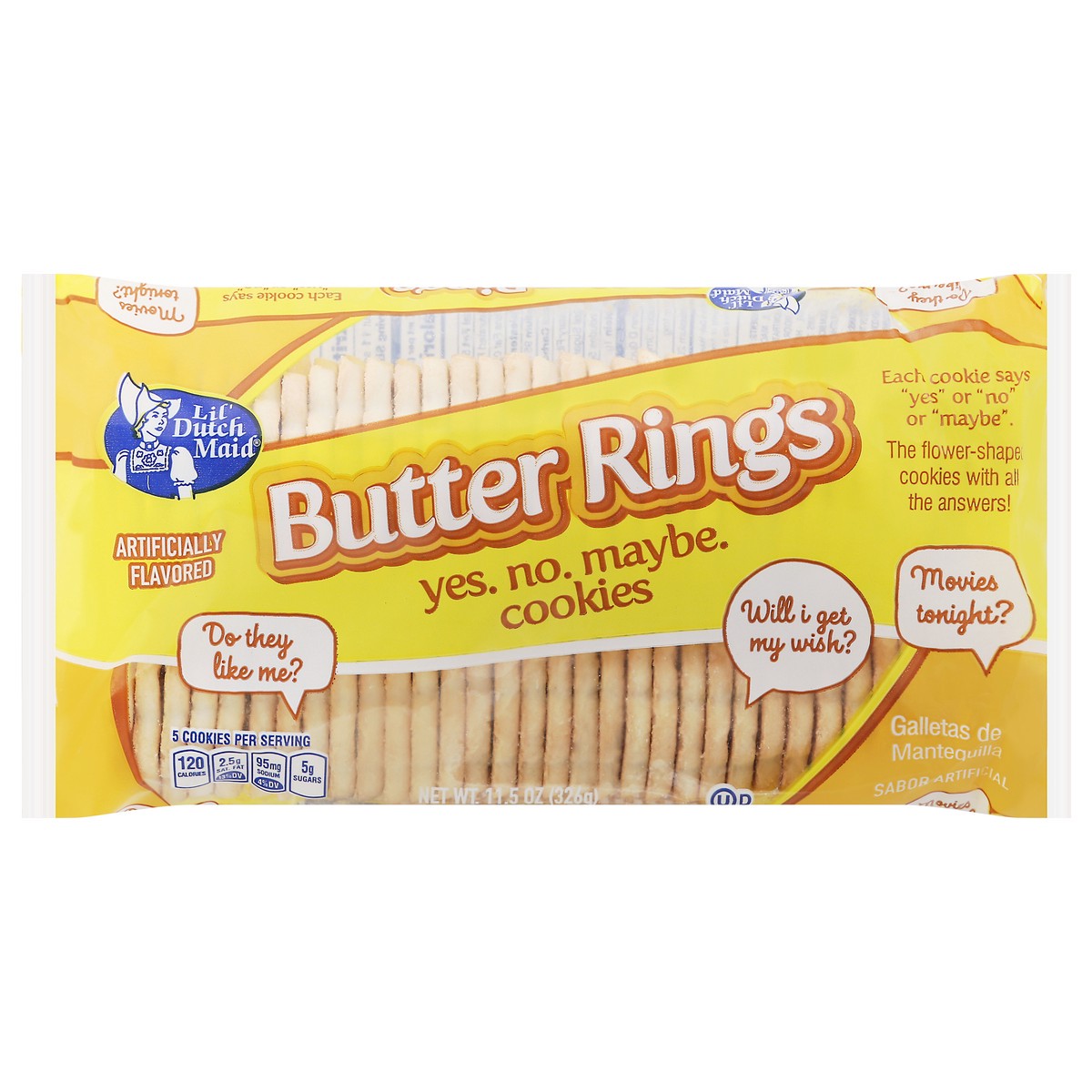 slide 1 of 13, Lil' Dutch Maid Lil Dutch Maid Butter Ring Cookies, 11.5 oz