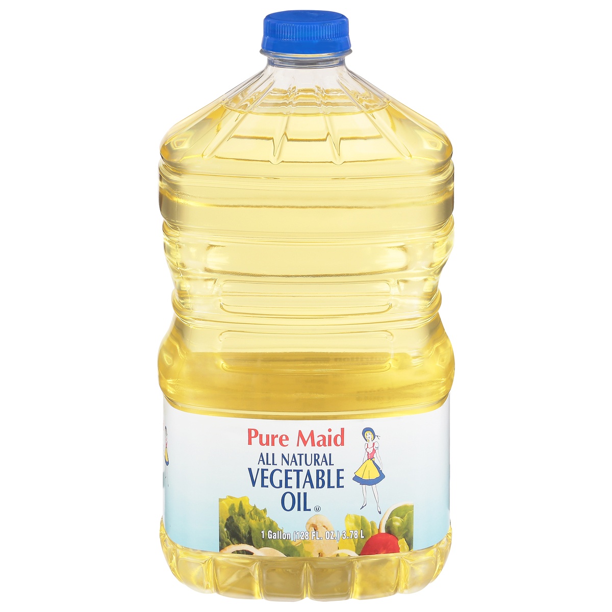 slide 1 of 1, Pure Maid Vegetable Oil, 128 oz
