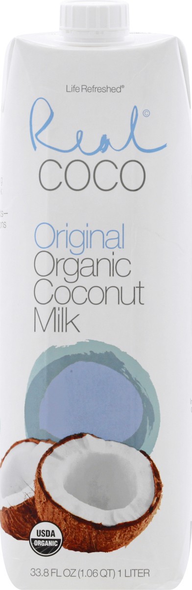 slide 4 of 13, Real Coco Life Refreshed Original Organic Coconut Milk 33.8 oz, 33.8 oz
